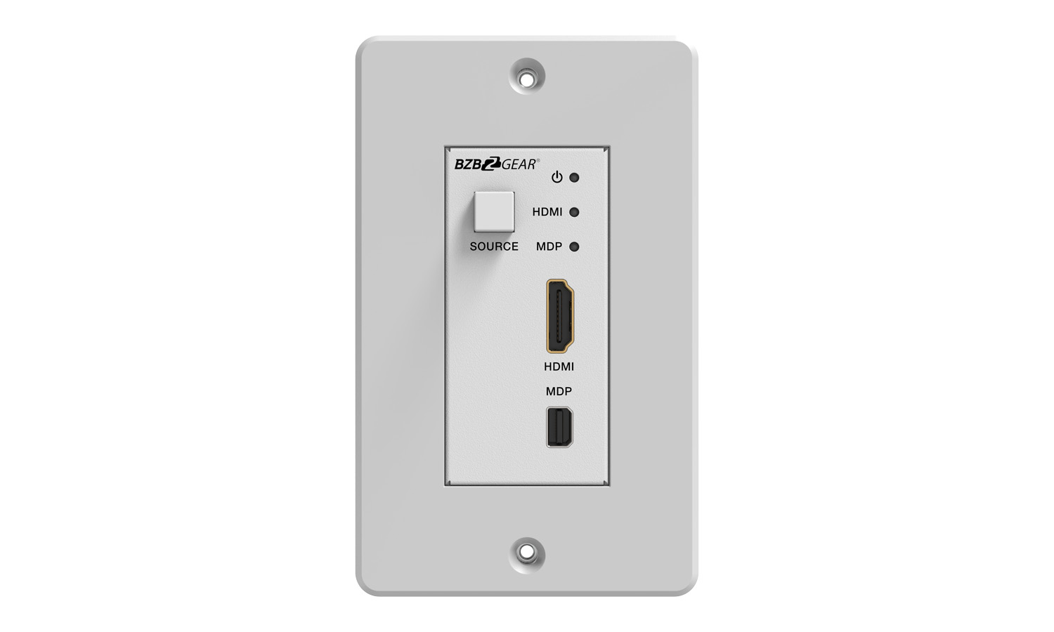BZBGEAR BG-EXHD-50UWP-W 4K UHD 18Gbps HDMI/MDP Wall Plate Transmitter/Receiver Kit up to 164ft - Image 2