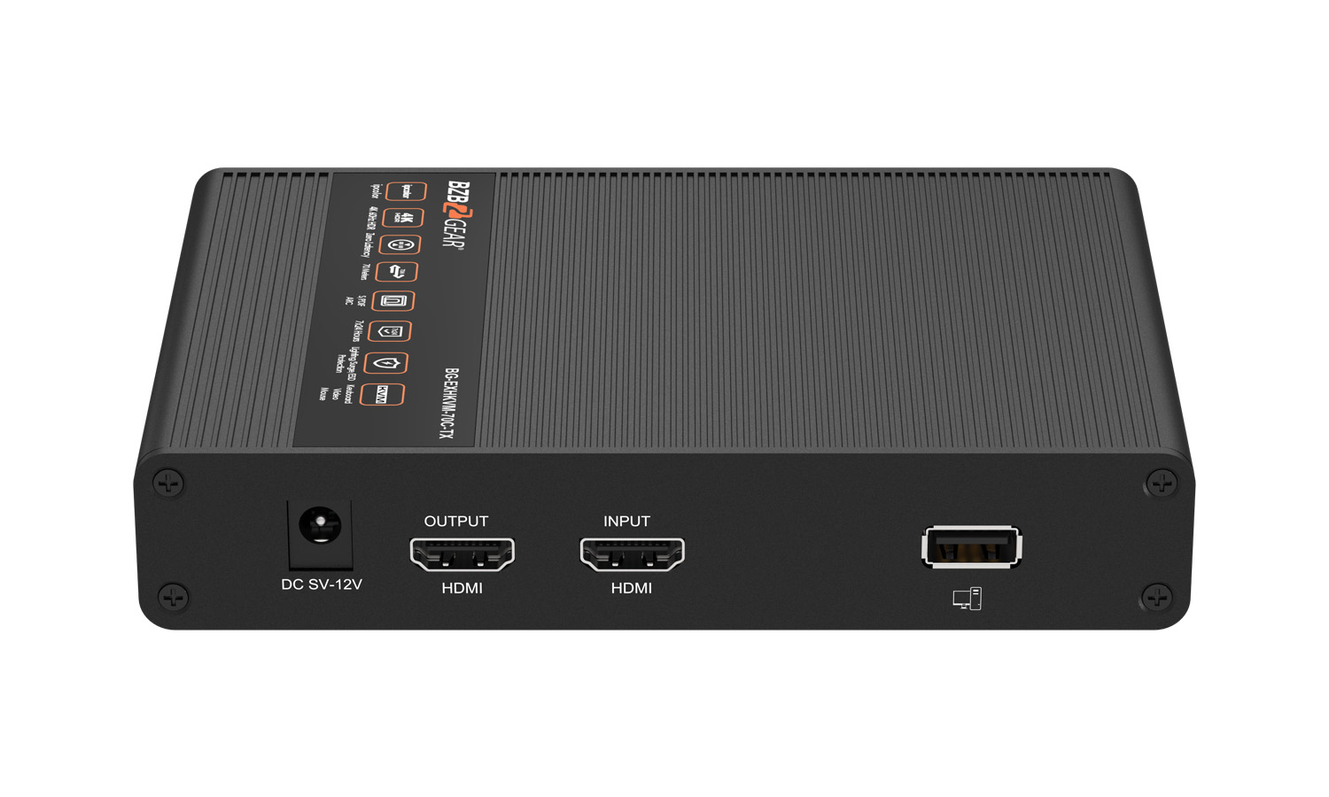 BZBGEAR BG-EXHKVM-70C 4K UHD HDMI/KVM Extender Over Cat5e/6 with Zero Latency and HDR/ARC Support up to 230ft - Image 6