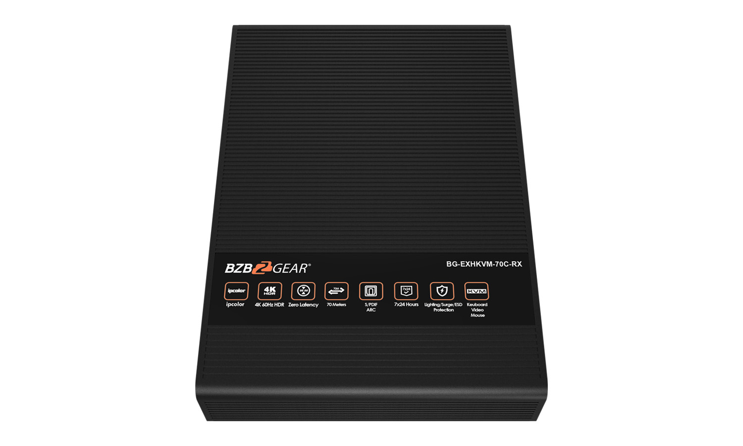 BZBGEAR BG-EXHKVM-70C 4K UHD HDMI/KVM Extender Over Cat5e/6 with Zero Latency and HDR/ARC Support up to 230ft - Image 10