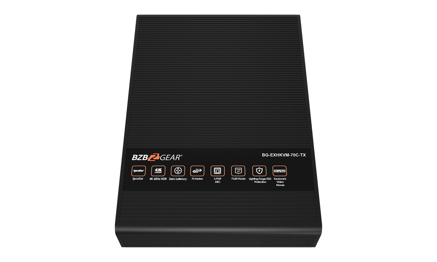 BZBGEAR BG-EXHKVM-70C 4K UHD HDMI/KVM Extender Over Cat5e/6 with Zero Latency and HDR/ARC Support up to 230ft - Image 11