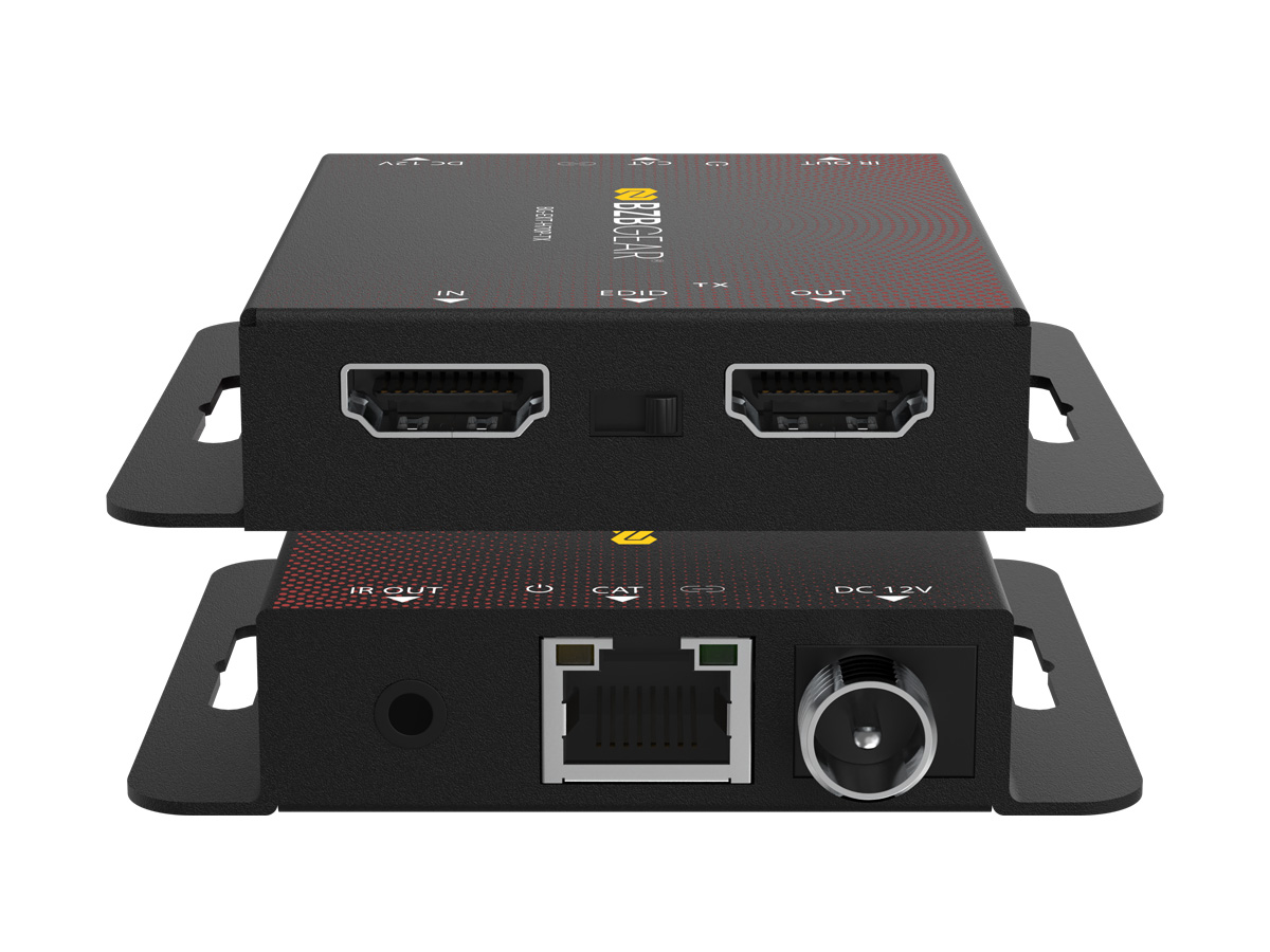 BZBGEAR BG-EXT-H70P 4K UHD HDMI Extender Over Cat5e/6 with PoC/IR/HDMI Loop Out up to 131ft for 4K30 - Image 2