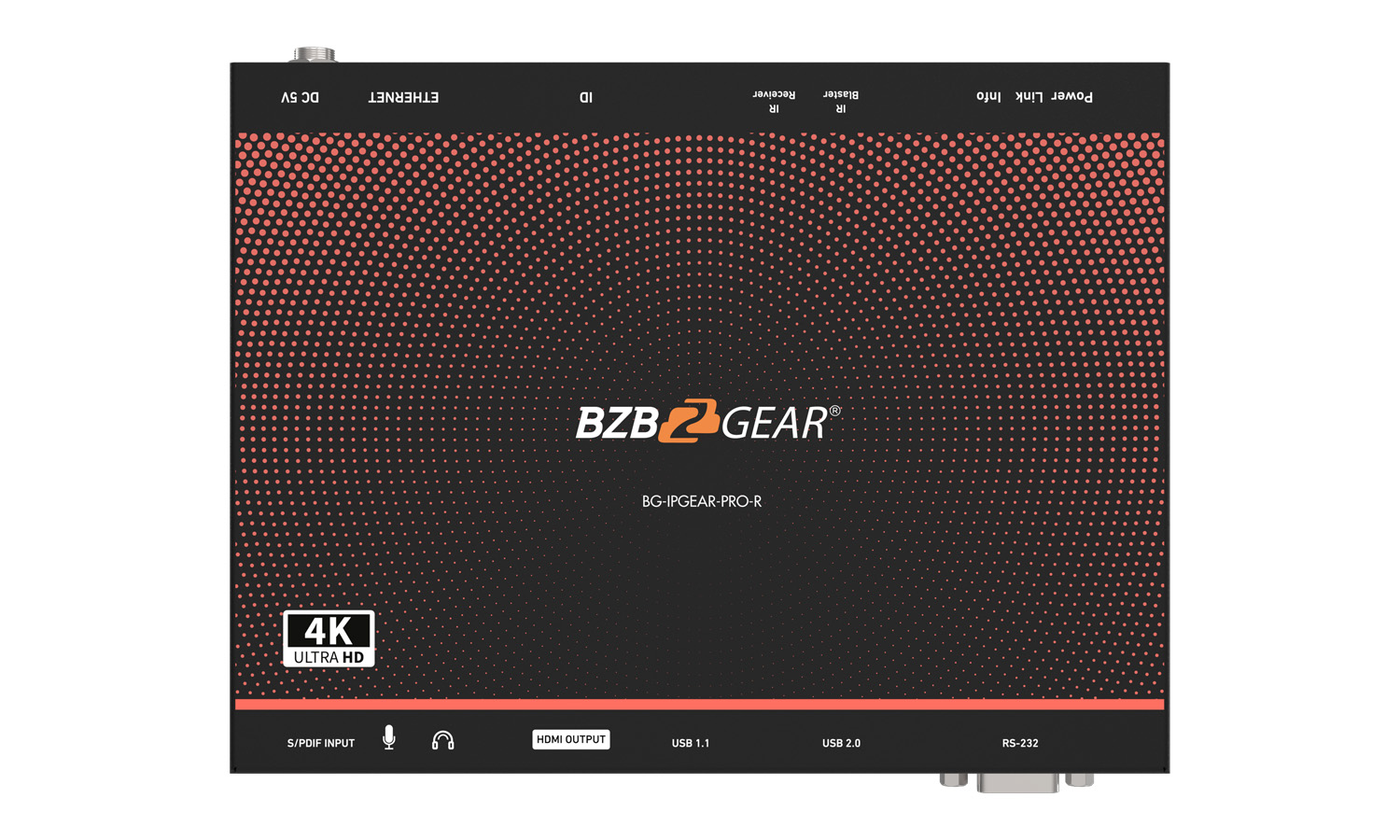 BZBGEAR BG-IPGEAR-PRO-R 4K UHD HDMI 2.0 Over IP Multicast Receiver with Video Wall/KVM/USB/POE Support - Image 11