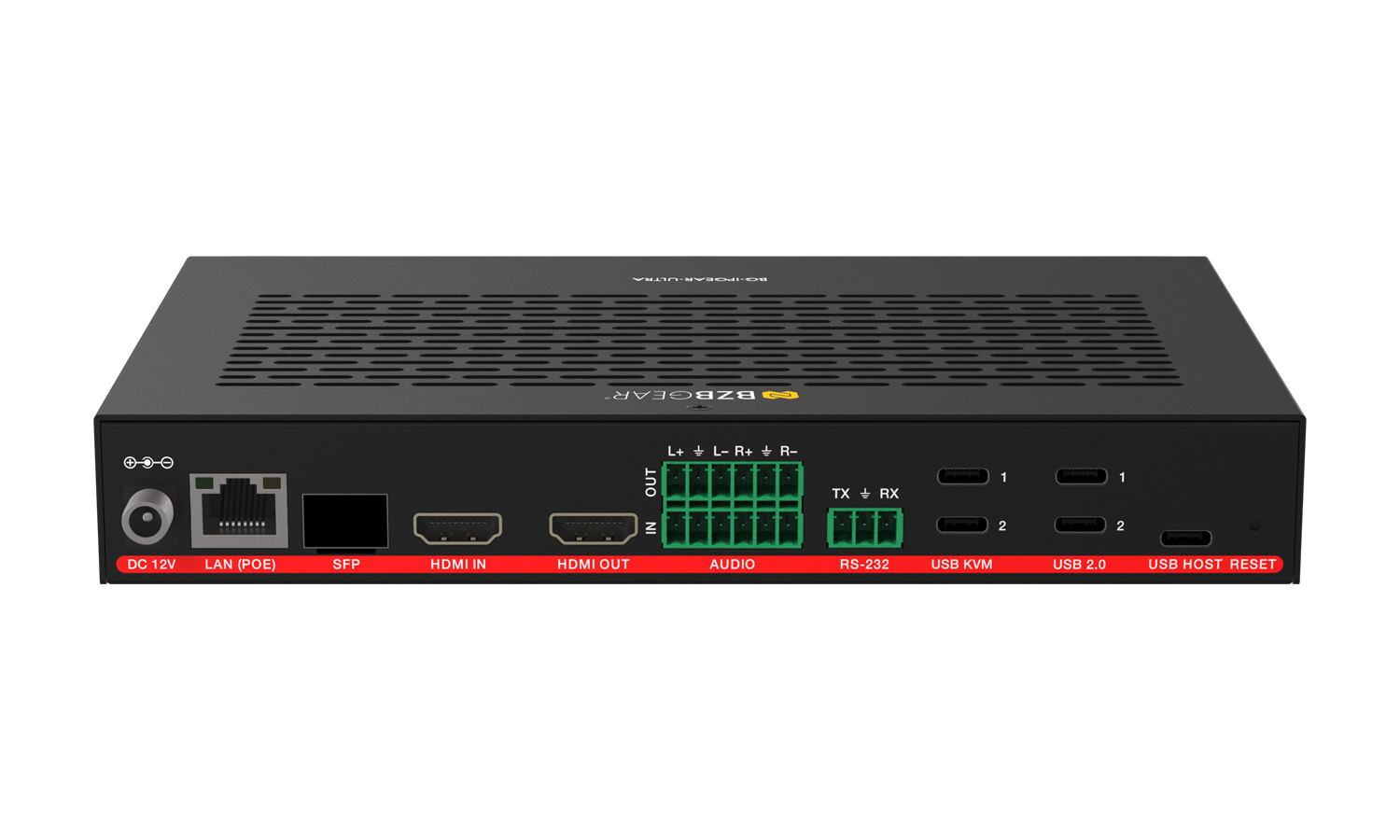 BZBGEAR BG-IPGEAR-ULTRA 4K UHD HDMI 2.0 Over IP Multicast Transceiver with Seamless Matrix Switching/Video Wall/MultiView/KVM/USB 2.0/POE Support - Image 3