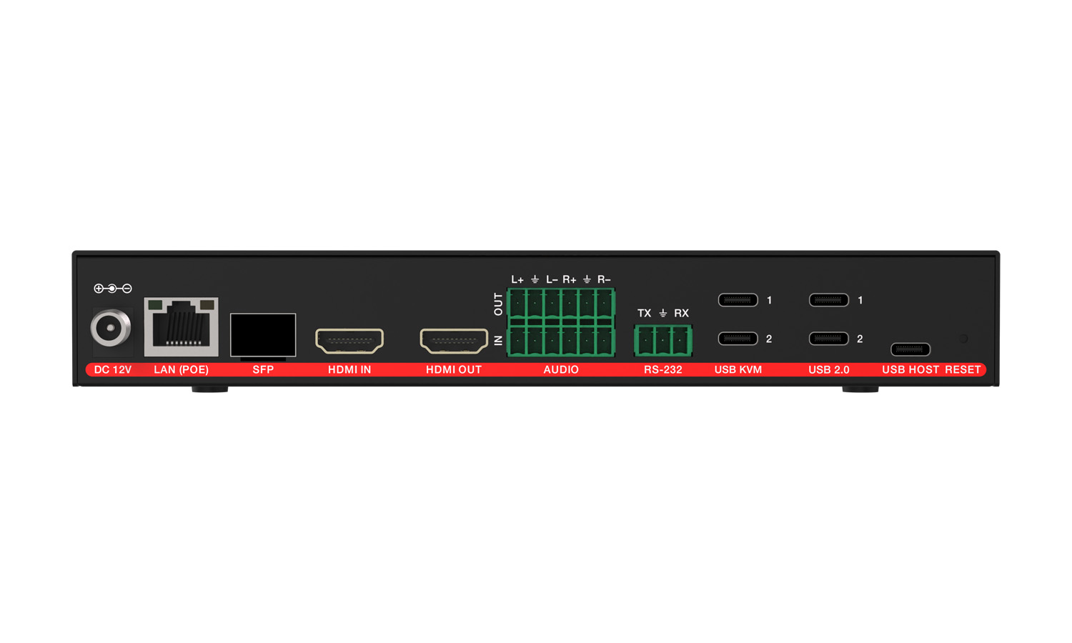 BZBGEAR BG-IPGEAR-ULTRA 4K UHD HDMI 2.0 Over IP Multicast Transceiver with Seamless Matrix Switching/Video Wall/MultiView/KVM/USB 2.0/POE Support - Image 4