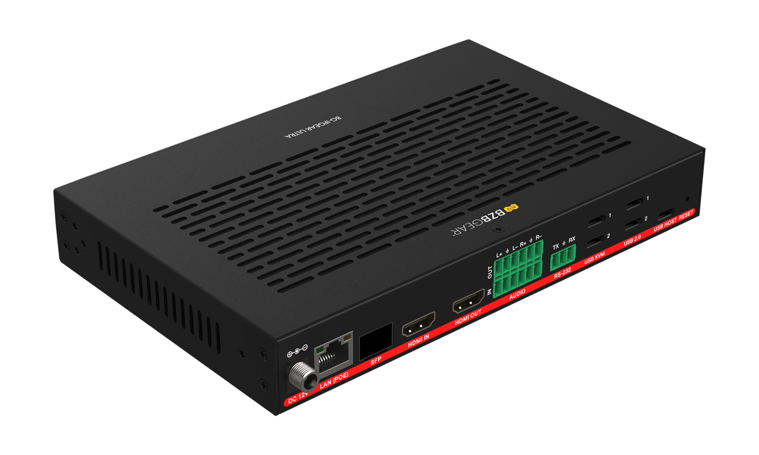 BZBGEAR BG-IPGEAR-ULTRA 4K UHD HDMI 2.0 Over IP Multicast Transceiver with Seamless Matrix Switching/Video Wall/MultiView/KVM/USB 2.0/POE Support - Image 9