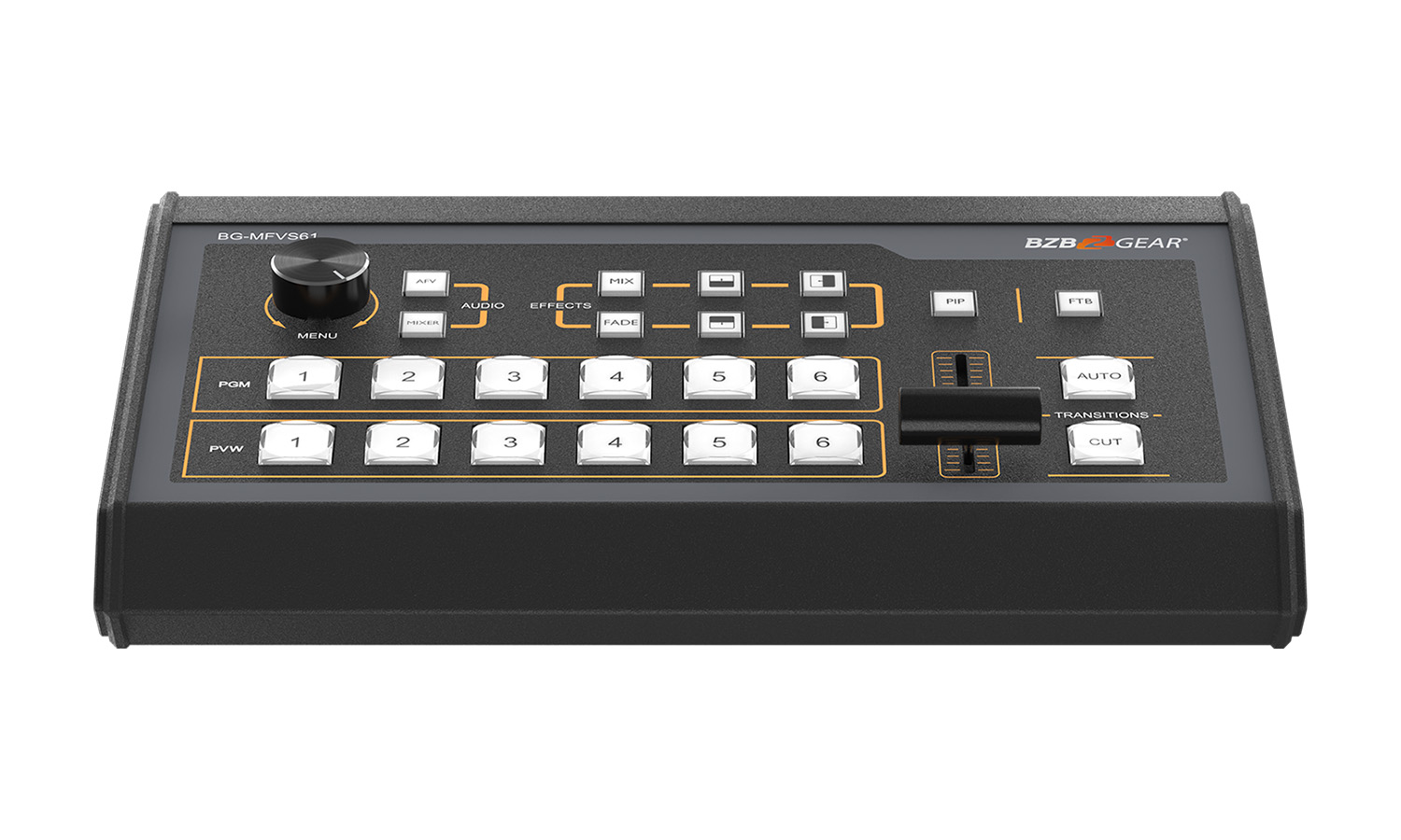 BZBGEAR BG-MFVS61-G2 6-Channel 1080P FHD SDI/HDMI Live Streaming Multi-Format Video Switcher Mixer with PIP/USB 3.0 Capture Card - Image 2