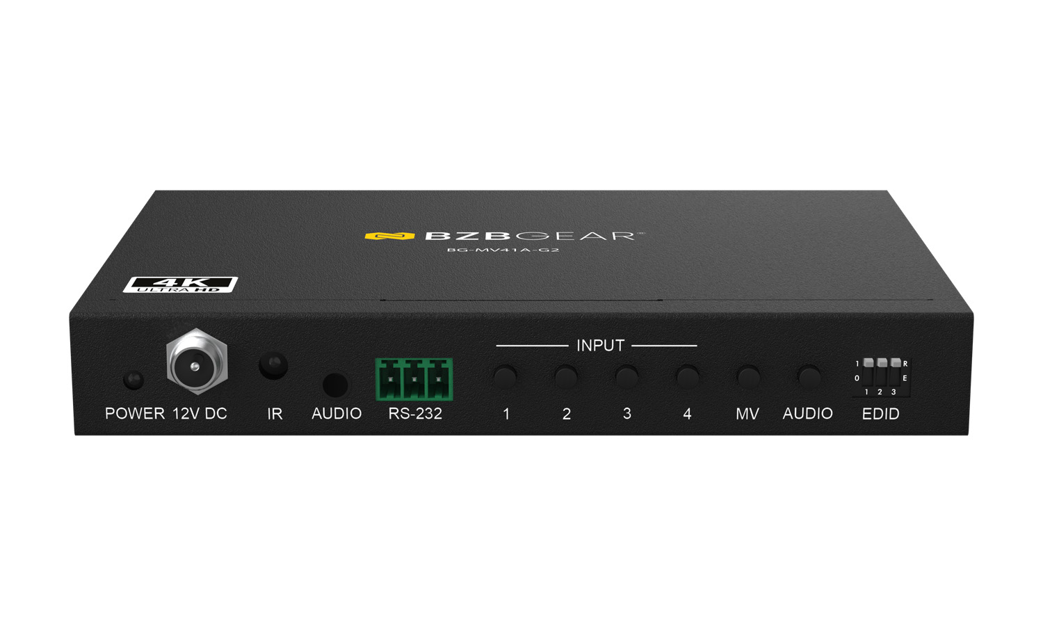 BZBGEAR BG-MV41A-G2 4x1 4K UHD HDMI Seamless Switcher/Scaler/MultiViewer with PIP/Audio De-Embedding and 8 Display Modes - Image 2