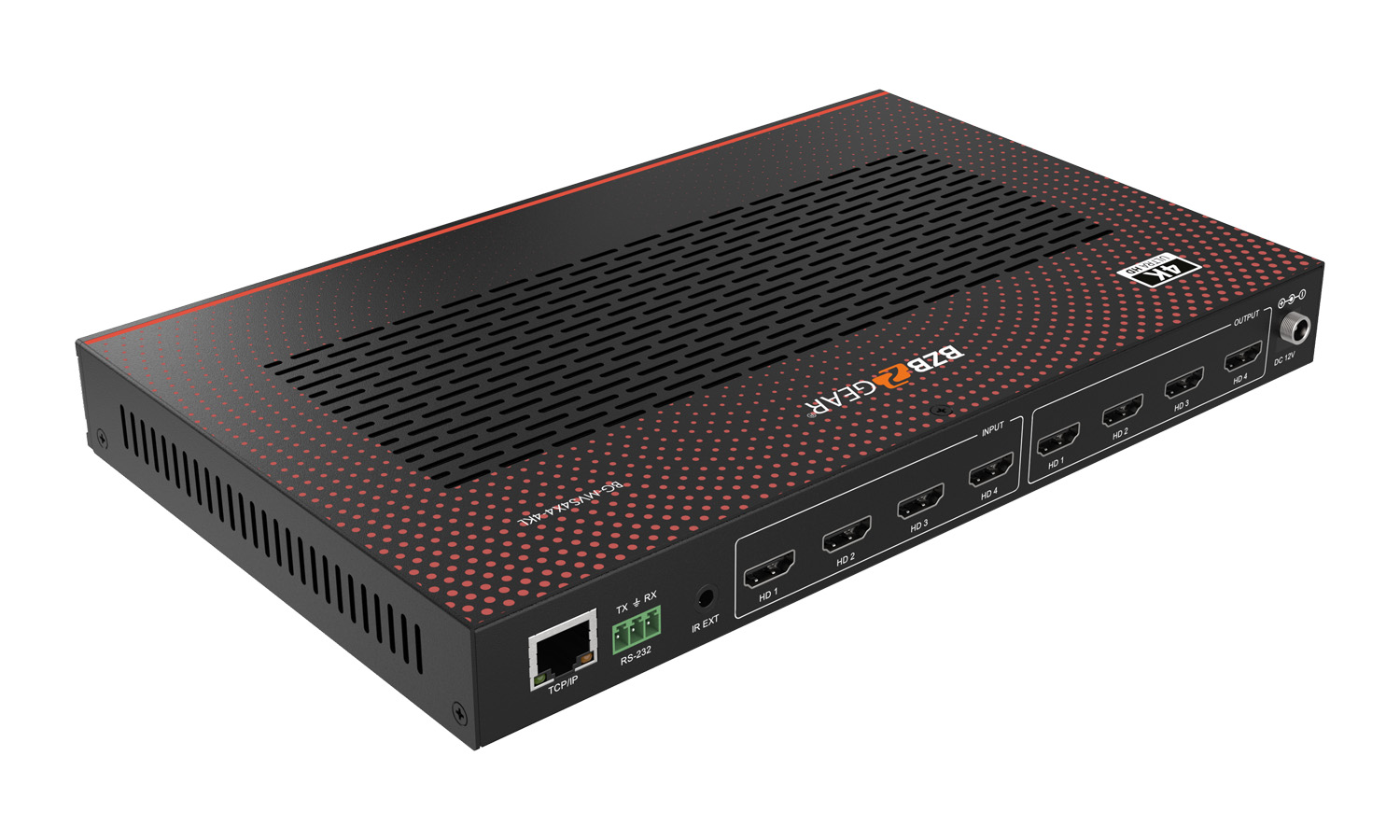 BZBGEAR BG-MVS4X4-4KL 4x4 4K UHD HDMI Video Wall Processor/Seamless Matrix Switcher - Image 4