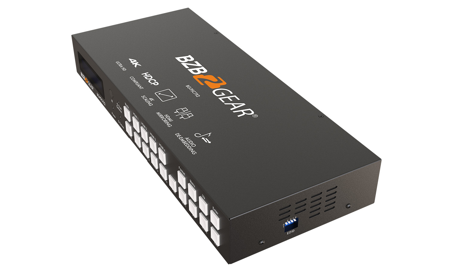 BZBGEAR BG-PSC7X2 7x2 4K UHD Presentation Switcher Scaler with HDMI/VGA/Component/Composite Video and Audio - Image 8