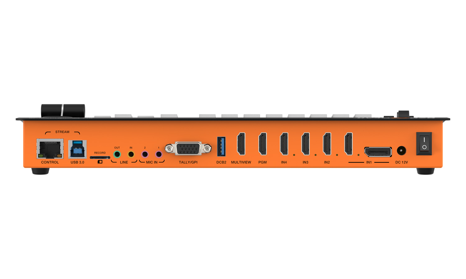 BZBGEAR BG-QuadFusion-Jr 4-Channel 1080P FHD Live Streaming HDMI/DP Switcher Mixer with PIP and USB 3.0 Capture Card - Image 3