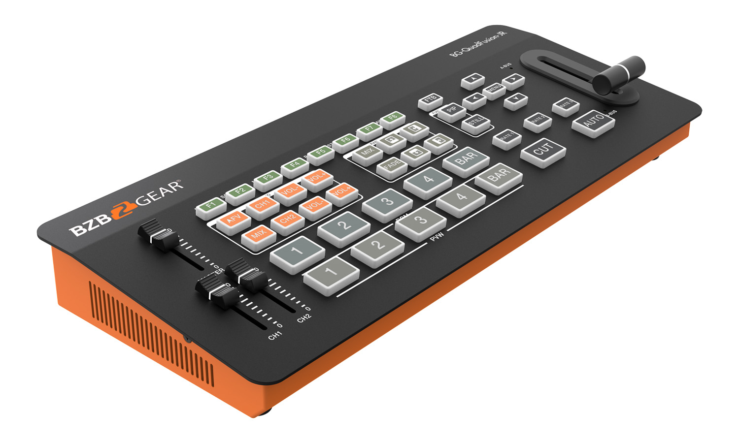 BZBGEAR BG-QuadFusion-Jr 4-Channel 1080P FHD Live Streaming HDMI/DP Switcher Mixer with PIP and USB 3.0 Capture Card - Image 5