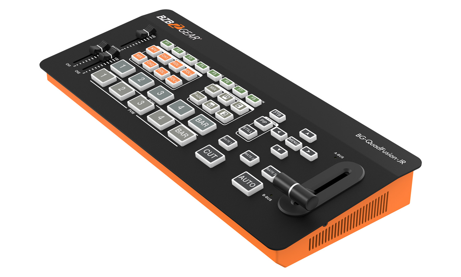 BZBGEAR BG-QuadFusion-Jr 4-Channel 1080P FHD Live Streaming HDMI/DP Switcher Mixer with PIP and USB 3.0 Capture Card - Image 9