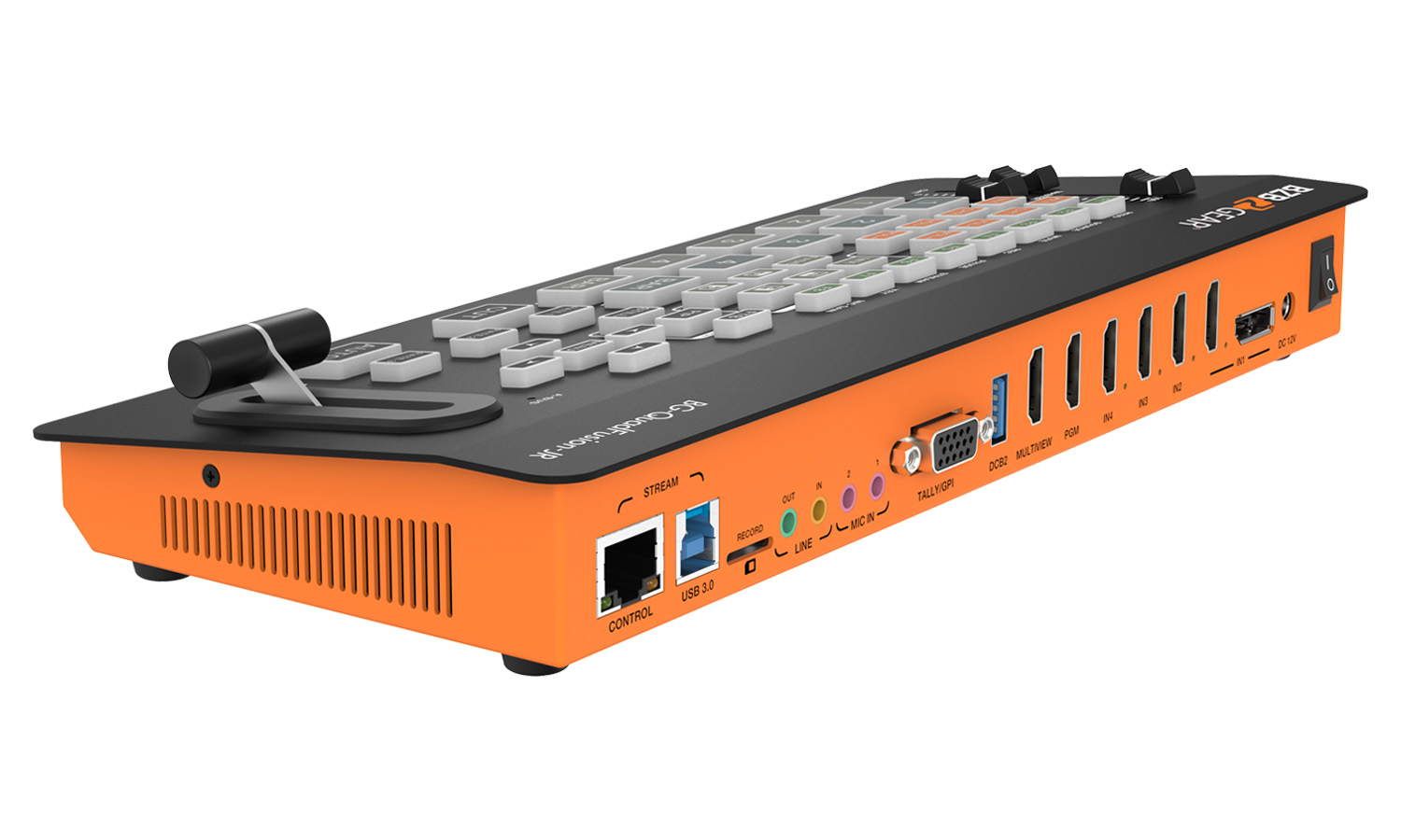 BZBGEAR BG-QuadFusion-Jr 4-Channel 1080P FHD Live Streaming HDMI/DP Switcher Mixer with PIP and USB 3.0 Capture Card - Image 10