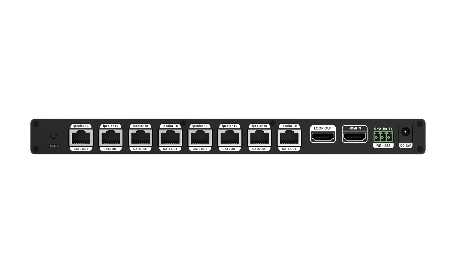 BZBGEAR BG-UDAIC-E18 1x8 4K UHD HDMI Splitter/Distribution Amplifier Kit with 8 Receivers and IR/RS-232/Audio De-embedding up to 230ft over Category Cable - Image 5