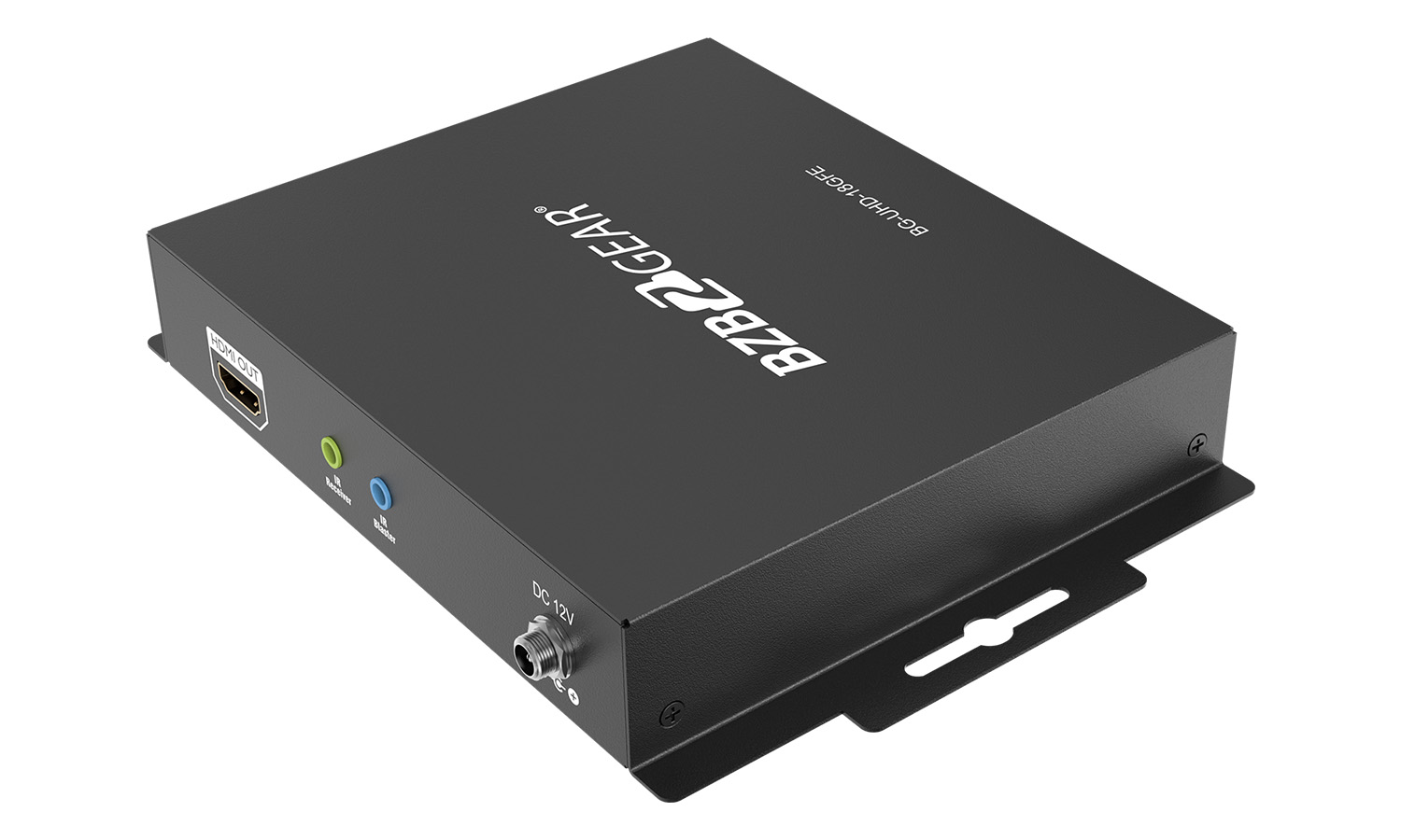 BZBGEAR BG-UHD-18GFE 4K UHD HDMI USB KVM Extender Kit Over Fiber with HDR/2-Way IR/RS-232 (No SFP Module Included) - Image 3