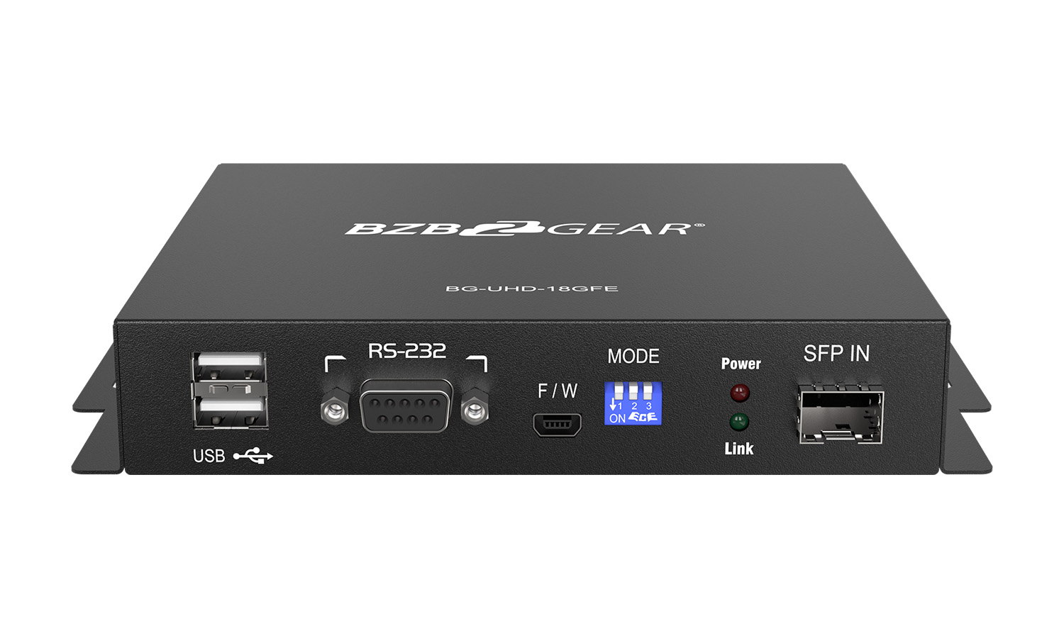 BZBGEAR BG-UHD-18GFE 4K UHD HDMI USB KVM Extender Kit Over Fiber with HDR/2-Way IR/RS-232 (No SFP Module Included) - Image 7