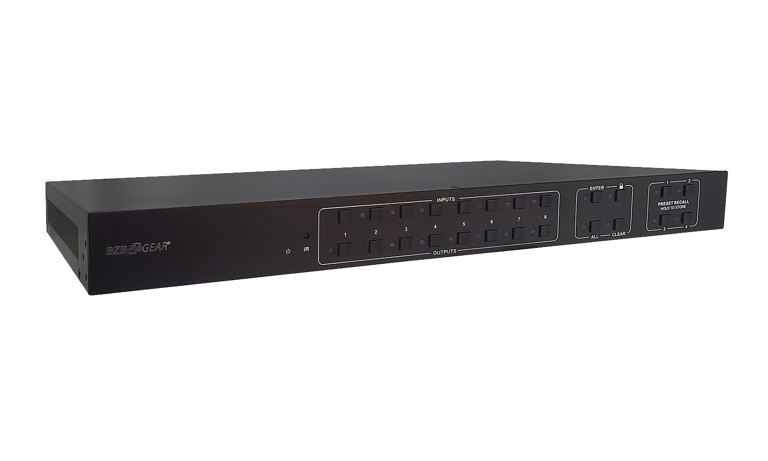 BZBGEAR BG-UHD-88M18G 8X8 4K 60Hz 18Gbps HDMI and Audio Matrix Switcher with Downscaling/AOC Support - Image 3