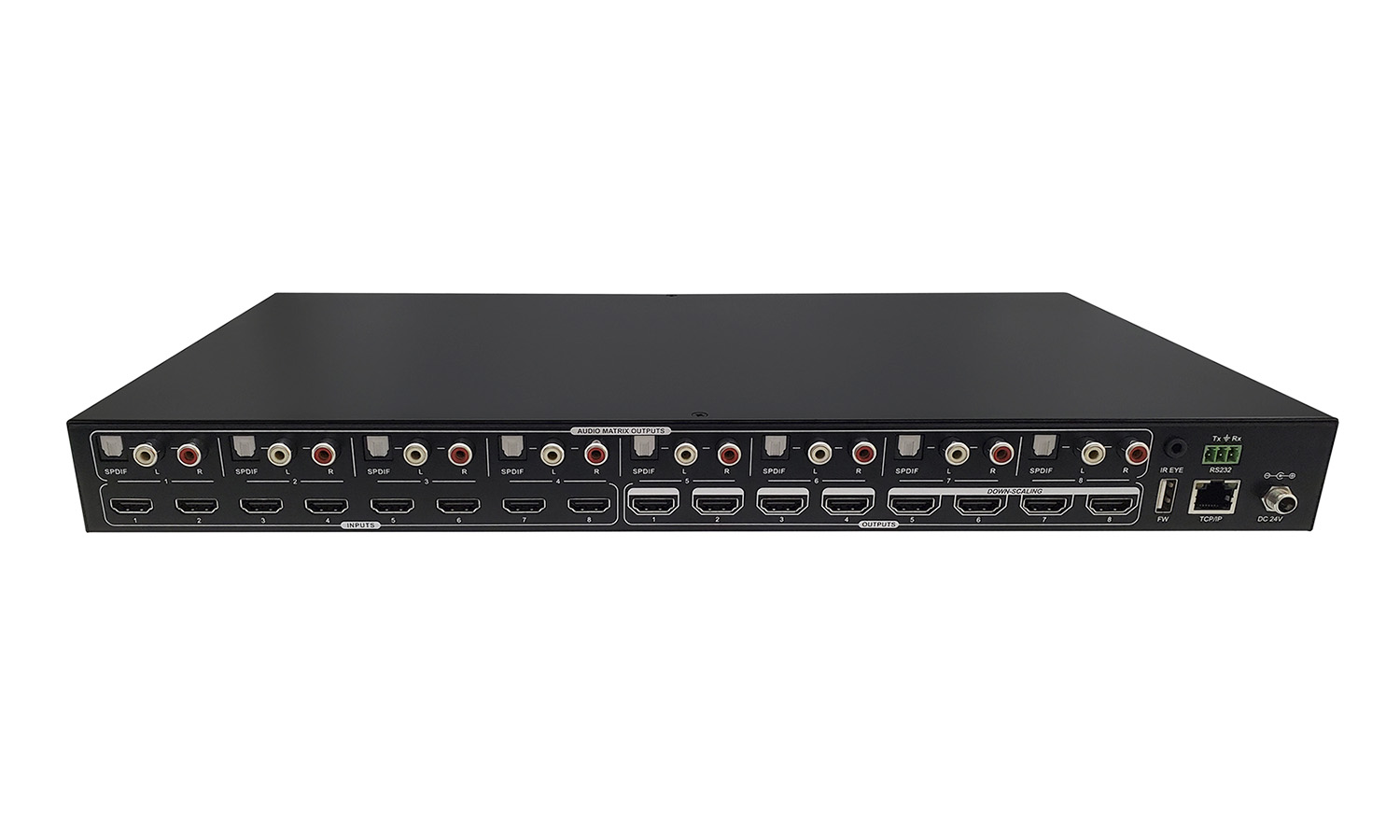 BZBGEAR BG-UHD-88M18G 8X8 4K 60Hz 18Gbps HDMI and Audio Matrix Switcher with Downscaling/AOC Support - Image 4