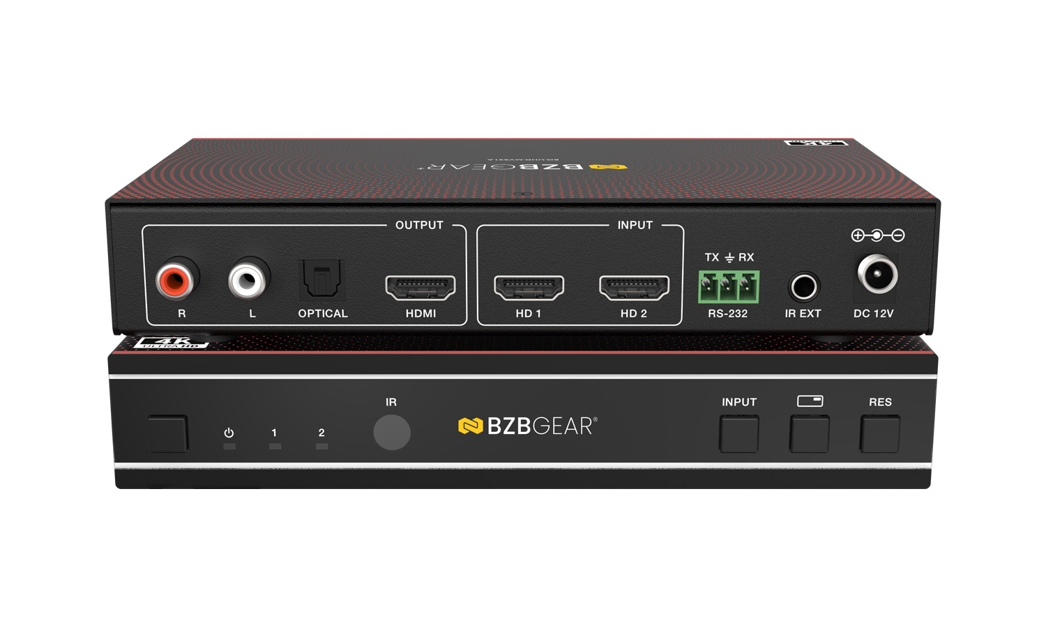 BZBGEAR BG-UHD-MVS21A 2x1 4K UHD HDMI Seamless Switcher/MultiViewer with Audio De-Embedding