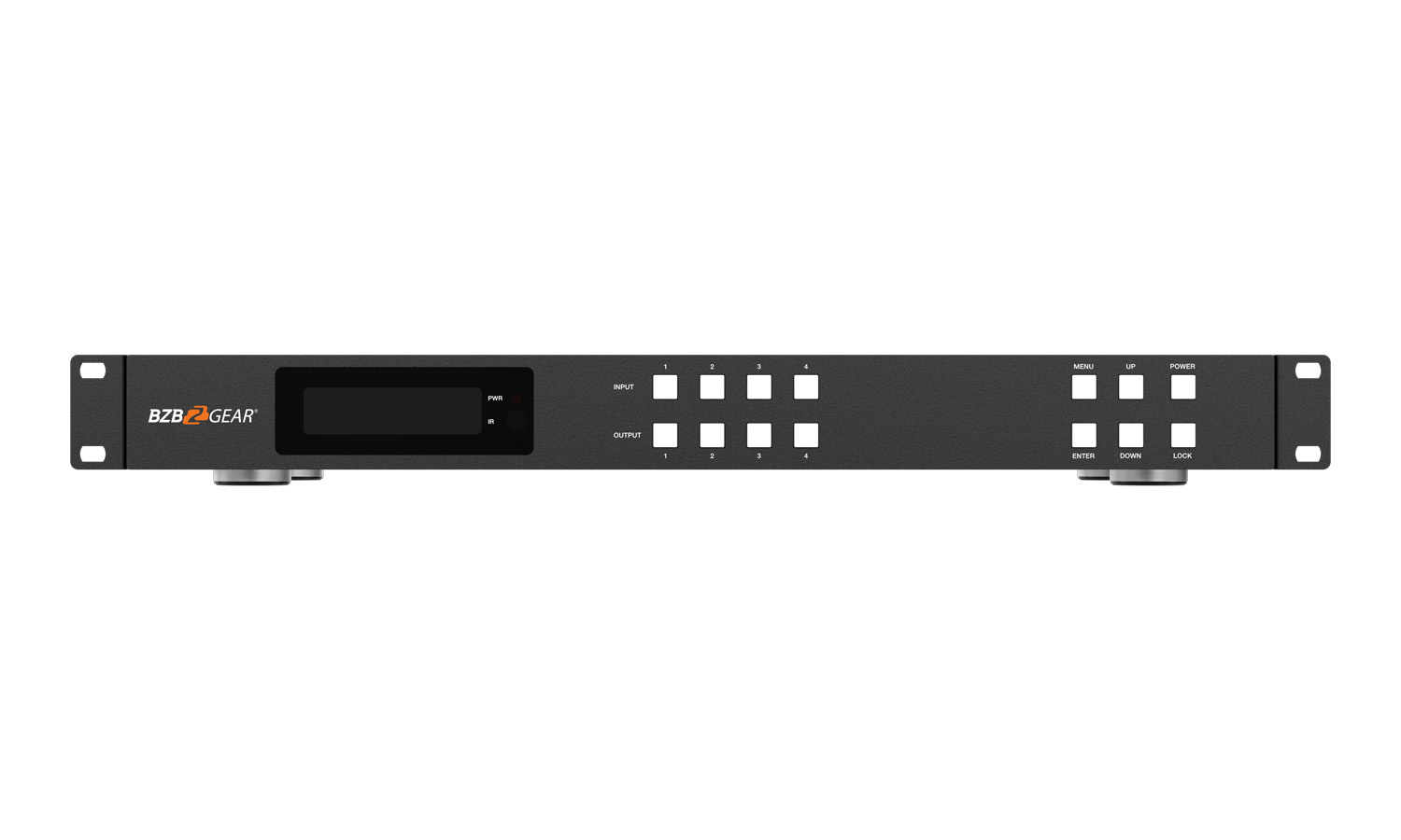BZBGEAR BG-UM44-100M-KIT 4x4 4K UHD HDMI/Audio Matrix Switcher Over HDBaseT with 2-Way IR/ARC/Ethernet/IP and RS-232 Control - Image 6
