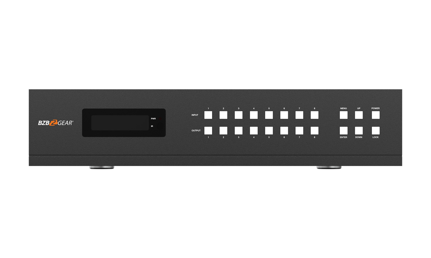 BZBGEAR BG-UM88-100M-KIT 8x8 4K UHD HDMI/Audio Matrix Switcher Over HDBaseT with 2-Way IR/ARC/Ethernet/IP and RS-232 Control - Image 7