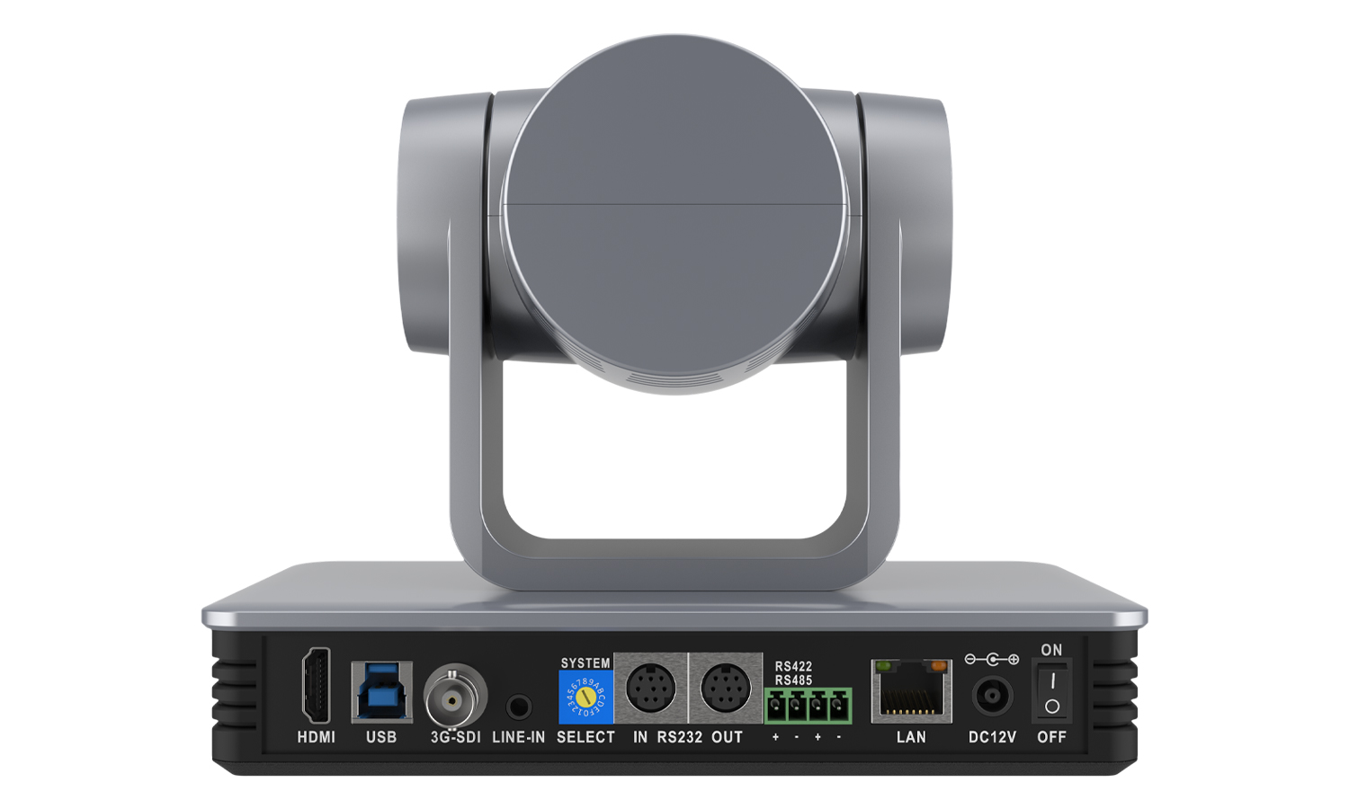 BZBGEAR BG-UPTZ-20XHSU-S Universal 1080P FHD PTZ 20X HDMI/SDI/USB 3.0/RS-232/485 Live Streaming Camera (Silver) - Image 4