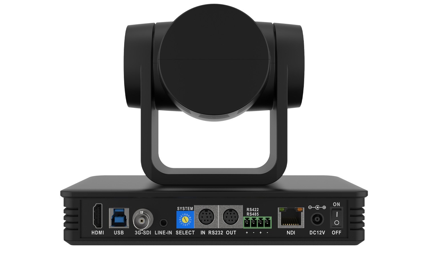BZBGEAR BG-UPTZ-ND30X-B Universal 1080P FHD PTZ 30X NDI/HDMI/SDI/USB 3.0/RS-232/485 Live Streaming Camera (Black) - Image 4