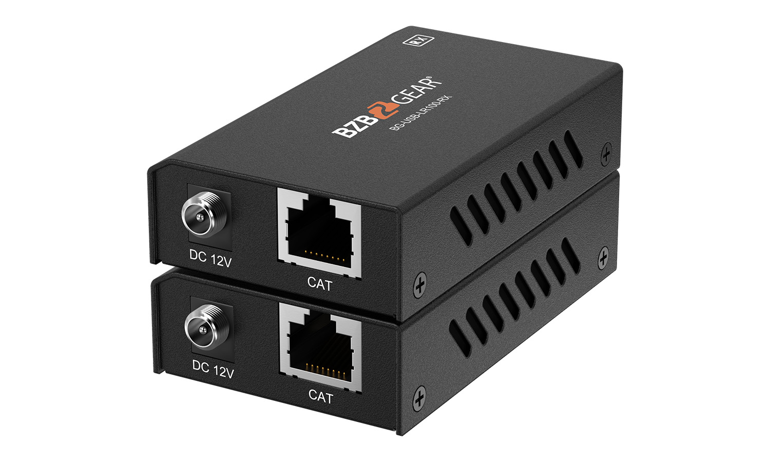 BZBGEAR BG-USB-LR100 2-Port USB 2.0 Extender Over Cat5e/6/7 Cable up to 330ft - Image 5