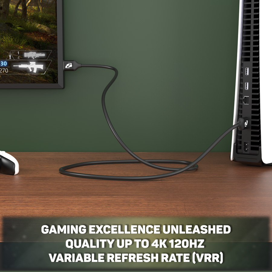 BZBGEAR BG-CAB-H21C2 8K UHD HDMI 2.1 Certified 48Gbps Cable - 2m/6.6ft - Image 9