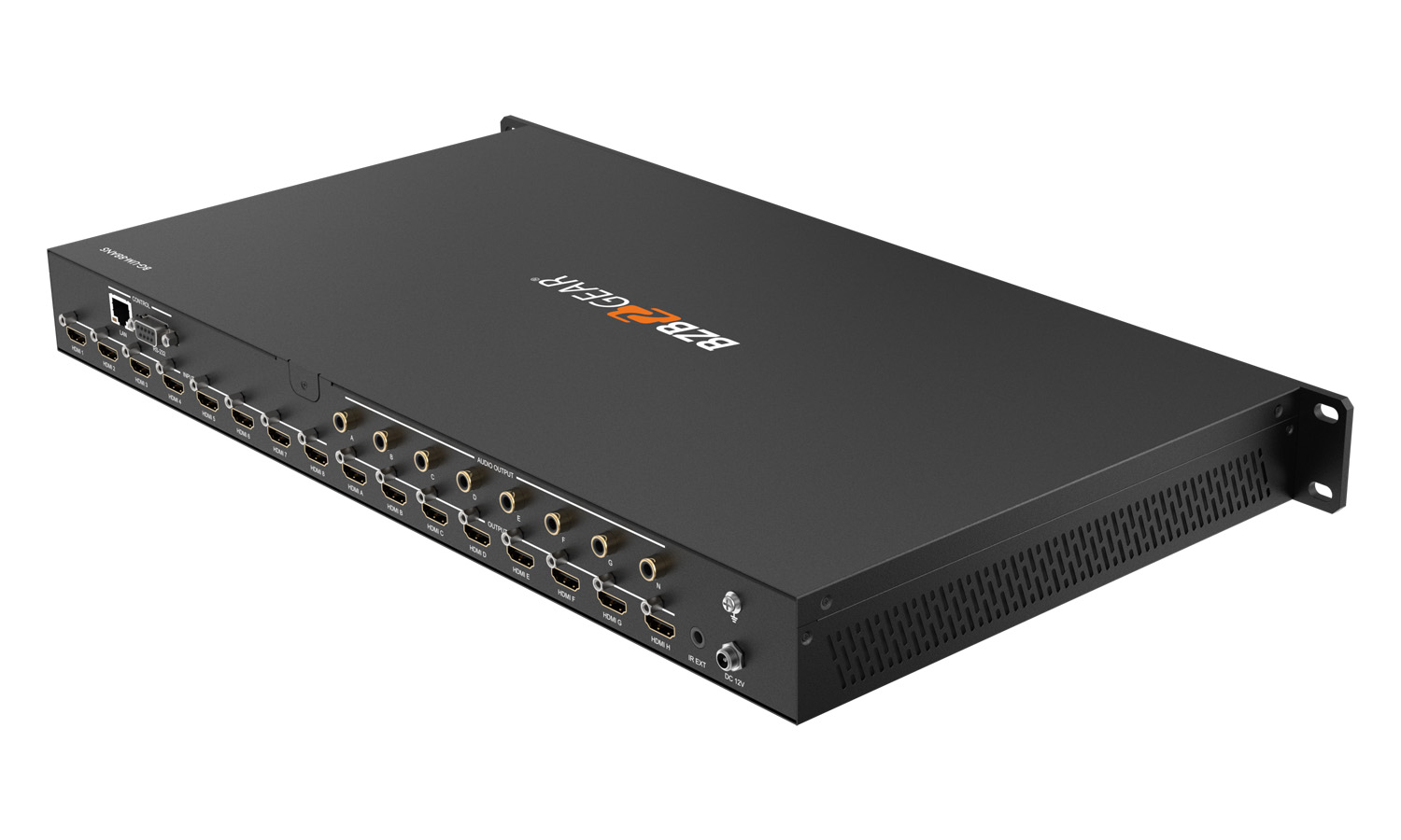 BZBGEAR BG-UM-88ANS-b 8X8 4K 18Gbps UHD Matrix with IP/RS-2323 Control and Audio De-Embedding - Image 5