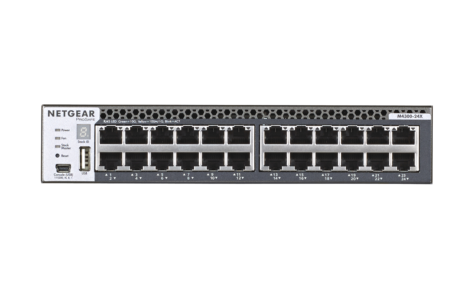 BZBGEAR NET-M4300-24X-PC Netgear ProSafe M4300 24G Managed Switch 24x10GbE 24 Ports Manageable 10GBase-T, 10GBase-X Layer 4 (XSM4324CS-100NES) - Image 2