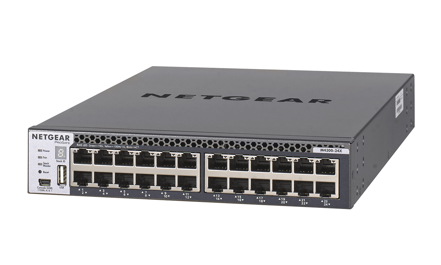 BZBGEAR NET-M4300-24X-PC Netgear ProSafe M4300 24G Managed Switch 24x10GbE 24 Ports Manageable 10GBase-T, 10GBase-X Layer 4 (XSM4324CS-100NES) - Image 3