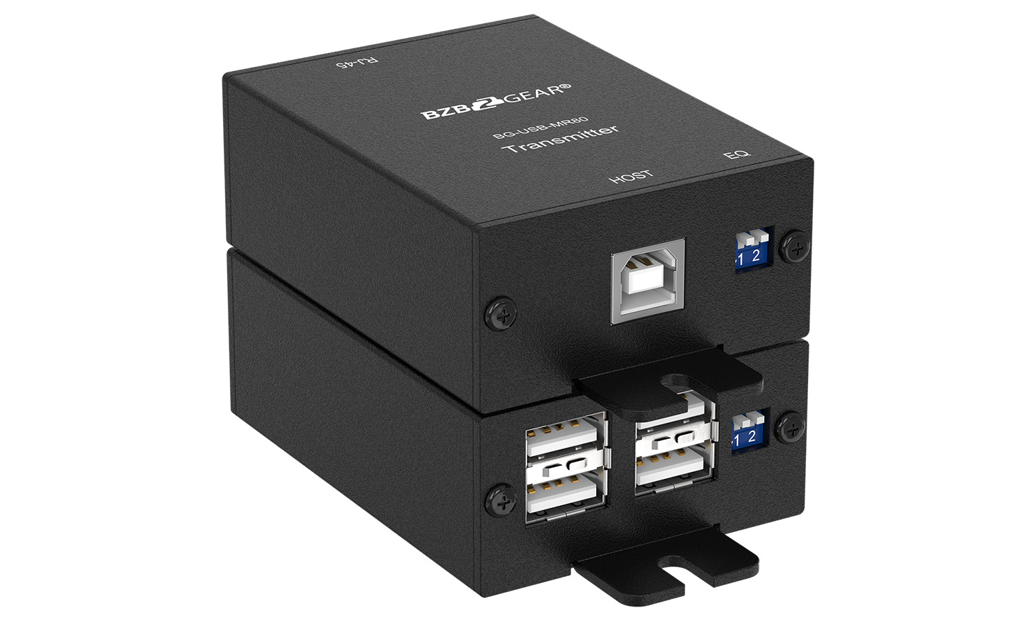 BZBGEAR BG-USB-MR80-b 4-Port USB 2.0 Extender over Single Cat5e/6/7 Cable up to 260FT - Image 8