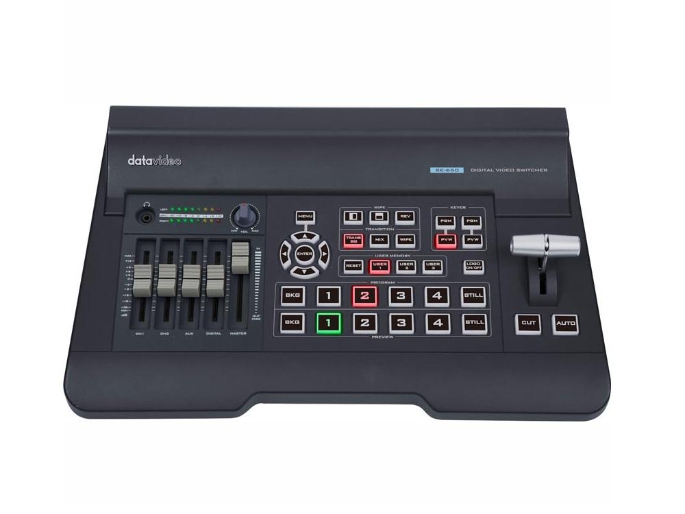 Datavideo SE-650 4 Input HDMI/HD-SDI Digital Video Switcher with Built-In Audio Mixer - Image 2