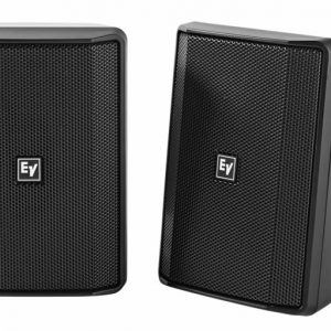 Electro-Voice EVID-S4.2TB Quick install Speaker 4” cabinet 70/100V black. IP54, pair