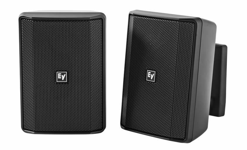 Electro-Voice EVID-S5.2B Quick install Speaker 5” cabinet 8Ohm black. IP54, pair