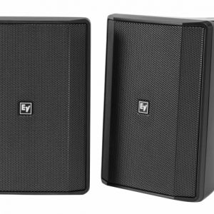 Electro-Voice EVID-S8.2TB Quick install Speaker 8” cabinet 70/100V black. IP54, pair