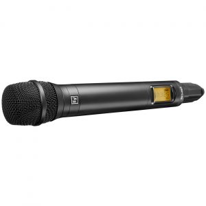 Electro-Voice RE3-HHT520-5H Handheld UHF Transmitter / RE520 Supercardioid Head / 560-596 MHz / AA Batteries