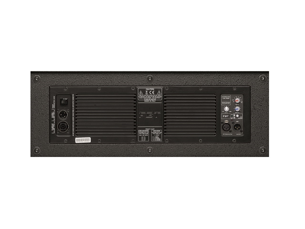 FBT VHA 112 SA Horizon 12 inch Long Excursion Woofer Class D 1200W RMS Bass Reflex LF Cabinet - Image 3