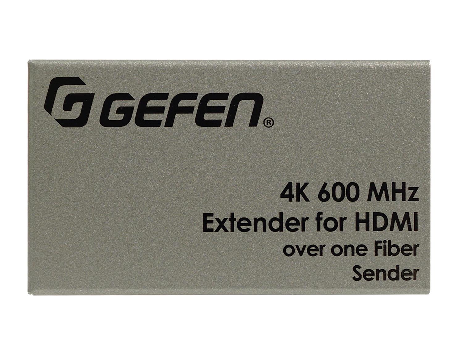 Gefen EXT-UHD600-1SC 4K UHD 600MHz HDMI Extender (Transmitter/Receiver) over 1xFiber-Optic Cable up to 200m - Image 5