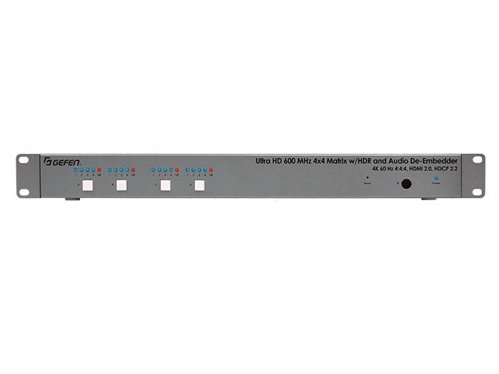 Gefen EXT-UHD600A-44 4K Ultra HD 600 MHz 4x4 Matrix