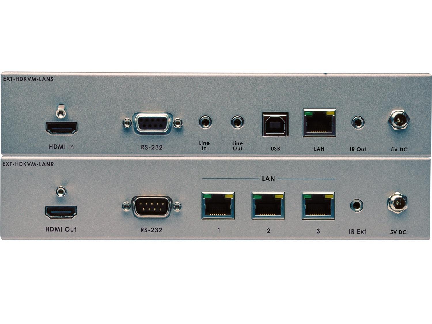 Gefen EXT-HDKVM-LANRX HDMI/USB/Audio/RS-232/IR KVM over IP Extender (Rx) - Image 2