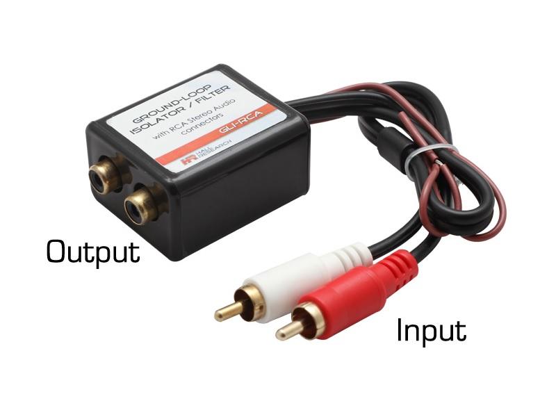 Hall Technologies GLI-RCA Stereo Audio Ground-Loop Isolator/Filter w RCA Connectors