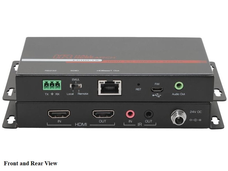 Hall Technologies ECHO-1S 1 Channel HDBaseT Extender (Sender)