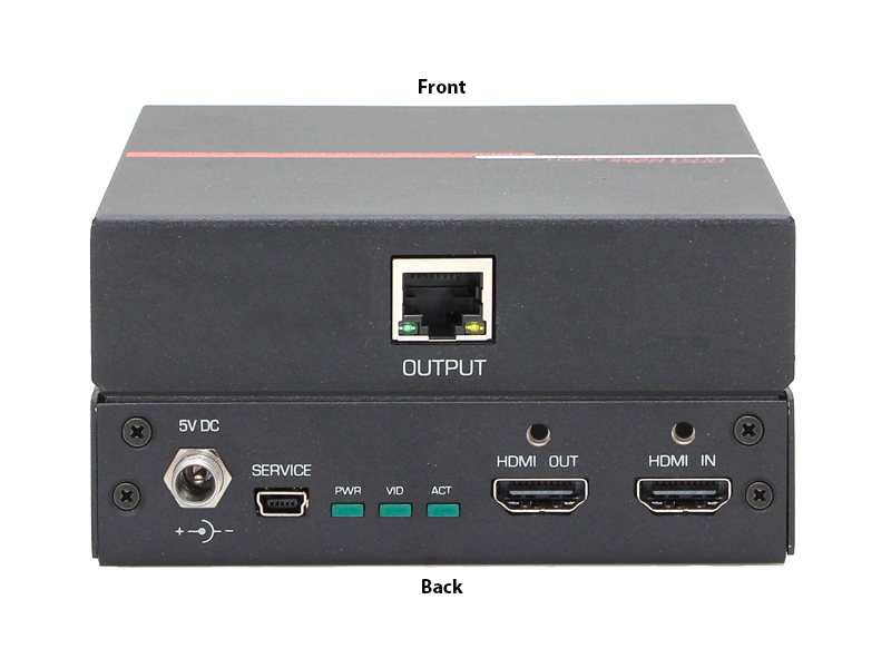 Hall Technologies ULTRA-V-1S-X 4K UHD HDMI Splitter/Extender (Transmitter) over 1 CAT6 to 100m/328ft (w/o accessories)