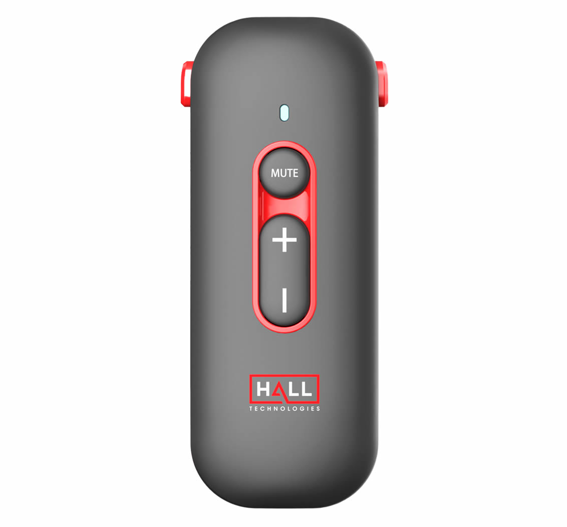 Hall Technologies HT-COMALERT-WM Wireless Lavalier Microphone with integrated magnetic holder and S.O.S. triggers - Image 2