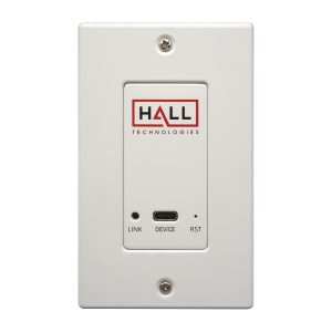 Hall Technologies HT-DSCV3-RX-WP HDBaseT USB 3.2 Extender RX Wall Plate / USB-C 5 Gbit/s / POH / 90m / 90W
