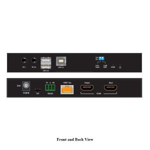 Hall Technologies UH18-S HDBaseT HDMI Extender Transmitter 4K60 100m USB2.0 / RS232 / IR / POC