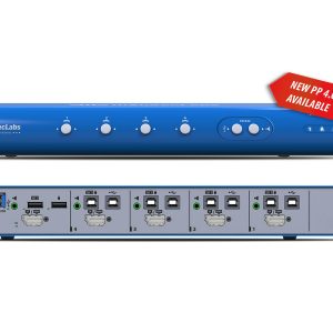 High Sec Labs SK41PHU-4 HSL Secure SH KVM Switch 4-Port DP/HDMI to DP/HDMI Video 4K 60Hz, PP 4.0