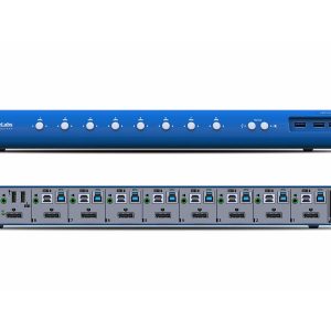 High Sec Labs SK81PU-N 8-Port DisplayPort KVM Switch 4K 3840x2160@30Hz USB 3.0 / Audio / Mic
